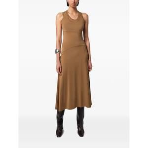 NEW APPARIS lynn sleeveless maxi dress in brown